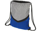 Спортивный рюкзак-мешок (серый, ярко-синий)
