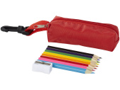 Набор цветных карандашей (разноцветный, красный)