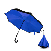 Зонт-трость механический  Chaplin, черно-синий