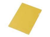 Папка-уголок А4, глянцевая (желтый)