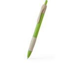 Ручка шариковая из пшеничного волокна HANA (зеленое яблоко)