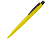 Ручка шариковая металлическая Lumos M soft-touch (желтый, черный)