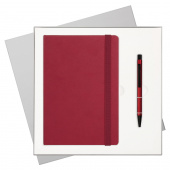 Подарочный набор Portobello/BtoBook Summer time красный (Ежедневник недат А5, Ручка)