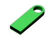 USB 3.0-флешка на 64 Гб с мини чипом и круглым отверстием (зеленый)
