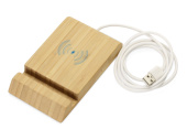 Беспроводное зарядное устройство из бамбука Jetty, 10 Вт (натуральный)