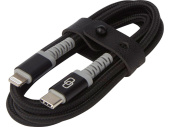 MFI-кабель с разъемами USB-C и Lightning ADAPT (черный)