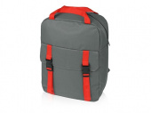 Рюкзак «Lock», серый/красный