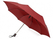 Зонт складной "Irvine", полуавтоматический, 3 сложения, с чехлом, бордовый