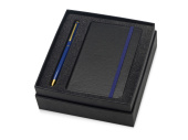 Подарочный набор Reporter с ручкой и блокнотом А6 (синий, синий, черный)