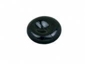 USB 2.0- флешка промо на 16 Гб круглой формы (черный)