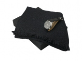 Подарочный набор Celso: шарф, хроногаф (черный)