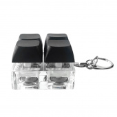 Брелок Press Anti Stress с LED подсветкой, черный Брелок Press Anti Stress с LED подсветкой, черный