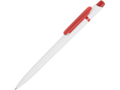 Ручка пластиковая шариковая Этюд (белый, красный)