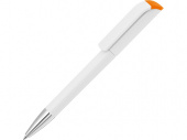 Ручка пластиковая шариковая Effect SI (оранжевый, белый)