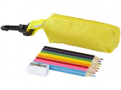 Набор цветных карандашей (желтый, разноцветный)