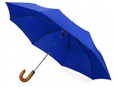 Зонт складной "Cary ", полуавтоматический, 3 сложения, с чехлом, темно-синий