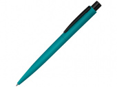 Ручка шариковая металлическая Lumos M soft-touch (черный, морская волна)