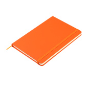 Блокнот A5 "Monte" с линованными страницами, оранжевый