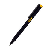 Ручка металлическая Slice Soft, желтая
