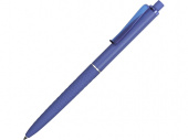 Ручка пластиковая soft-touch шариковая Plane (светло-синий)