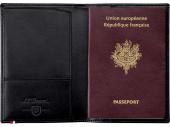 Обложка для паспорта (черный)