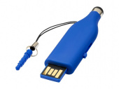 USB-флешка на 4 Гб со стилусом (синий)