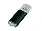 USB-флешка на 64 Гб с прозрачным колпачком (черный)