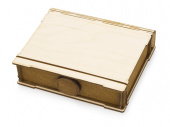 Подарочная коробка Тайна (коричневый, натуральный)