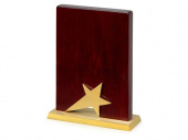 Награда «Galaxy» с золотой звездой, дерево, металл, в подарочной упаковке