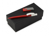 Подарочный набор Uma Memory с ручкой и флешкой (красный)
