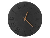 Часы деревянные Magnus (черный)