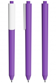 Ручка Chalk/P03 Soft Touch Premec/Pigra, фиолетовый, белый клип