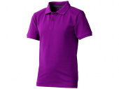 Рубашка поло Calgary детская (темно-фиолетовый)