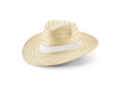 Шляпа из натуральной соломы EDWARD RIB (белый)