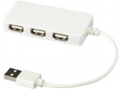 USB Hub на 4 порта Brick (белый)