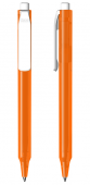 Ручка Brave/P04 (Pigra P04) Transparent Polished Premec, оранжевый
