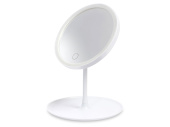 Косметическое зеркало с LED-подсветкой Beautific (белый)