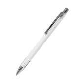 Ручка металлическая Elegant Soft софт-тач, белая