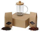 Подарочный набор Чайная композиция (коричневый, зеленый, прозрачный, натуральный)
