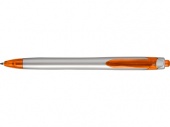 Ручка шариковая "Каприз Сильвер", серебристый/оранжевый