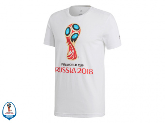 Футболка мужская EMBLEM 2018 FIFA World Cup Russia™ (белый)