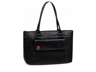 Стильная женская сумка для ноутбуков до 15.6 (черный)