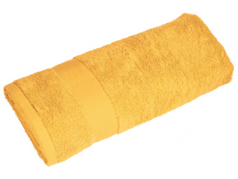 Полотенце махровое Банный день (желтый)