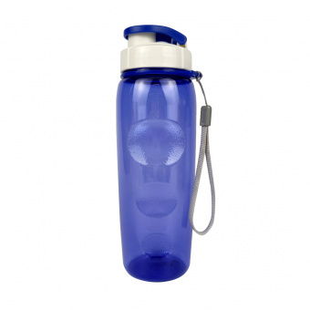 Пластиковая бутылка Сингапур (с клапаном) - Синий HH