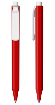 Ручка Brave/P04 Pigra 04 Full Solid Polished Premec, красный, белый клип