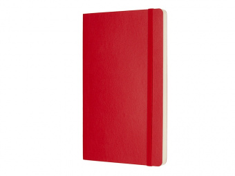 Записная книжка А5  (Large) Classic Soft (нелинованный) (красный)
