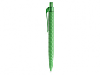 Ручка шариковая QS 01 PRT "софт-тач", зеленый