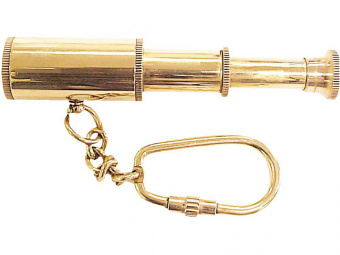 Брелок-подзорная труба (золотистый)