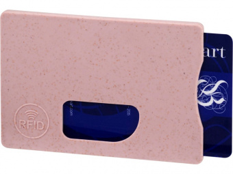 Чехол для карточек RFID Straw (розовый)