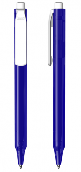 Ручка Brave/P04 (Pigra P04) Transparent Polished Premec, синий
